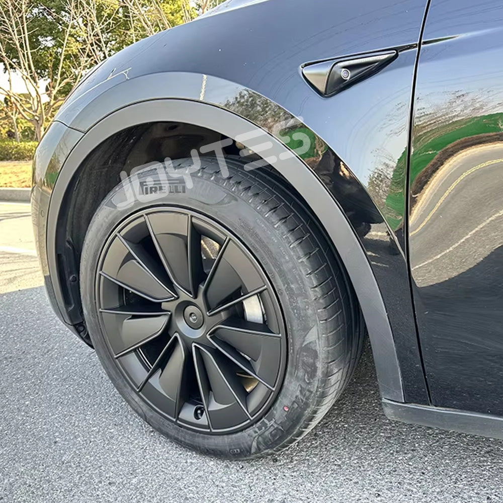 tesla model y hubcaps black