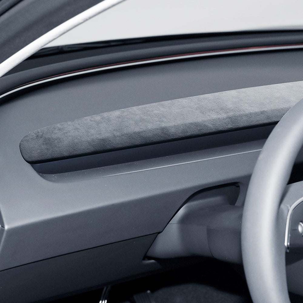tesla alcantara dash