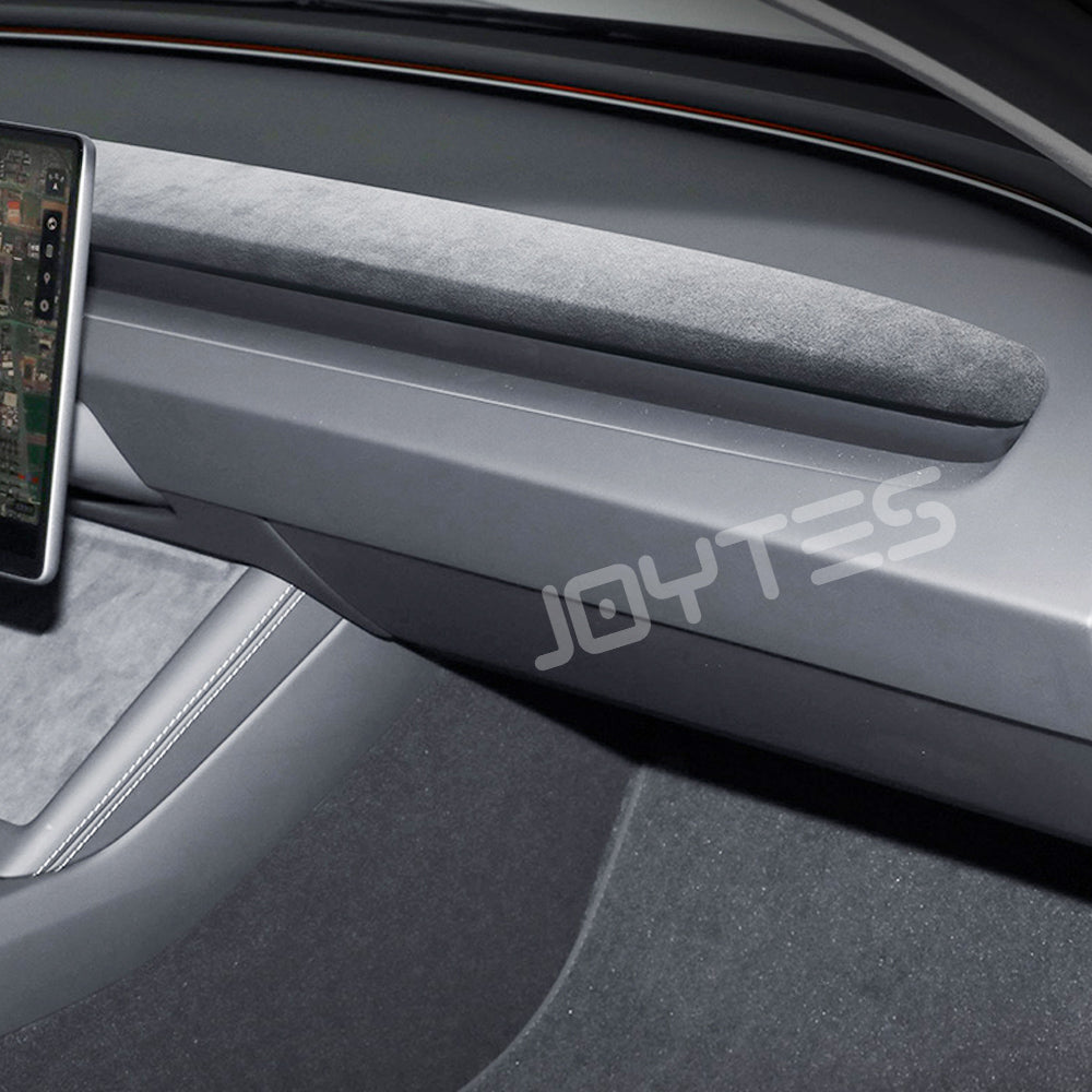 tesla alcantara dash trim upgrade