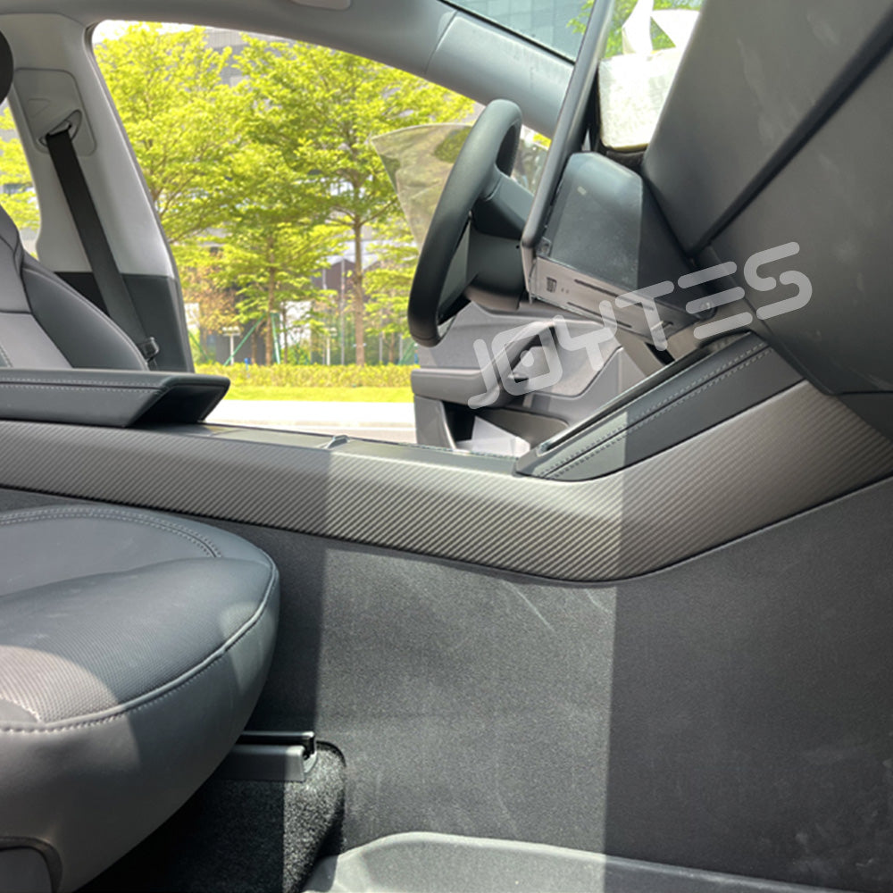 carbon fiber tesla interior