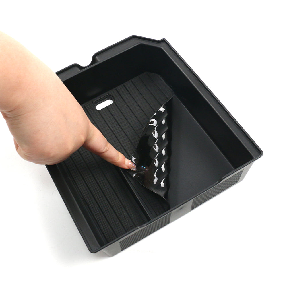 2025 tesla model y center console trays