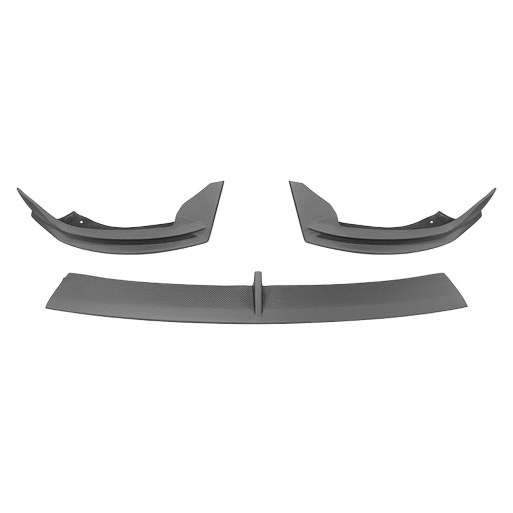 tesla model y juniper front lip carbon fiber
