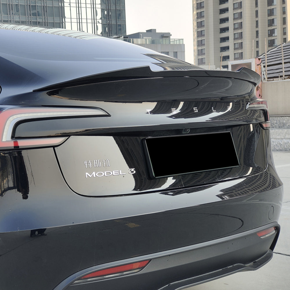tesla model 3 highland performance spoiler
