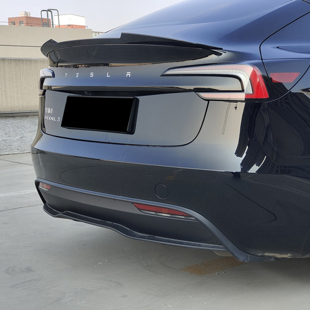 tesla model 3 highland performance rear spoiler