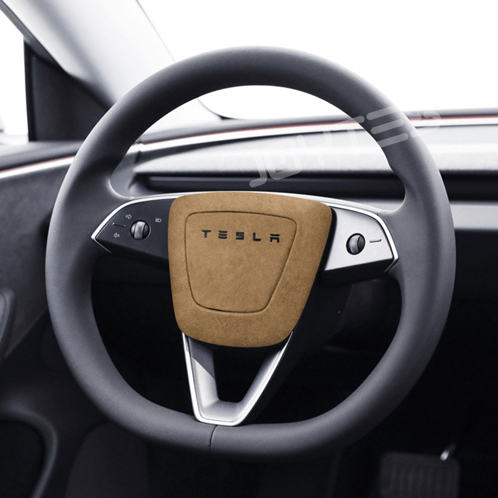 tesla alcantara airbag cover