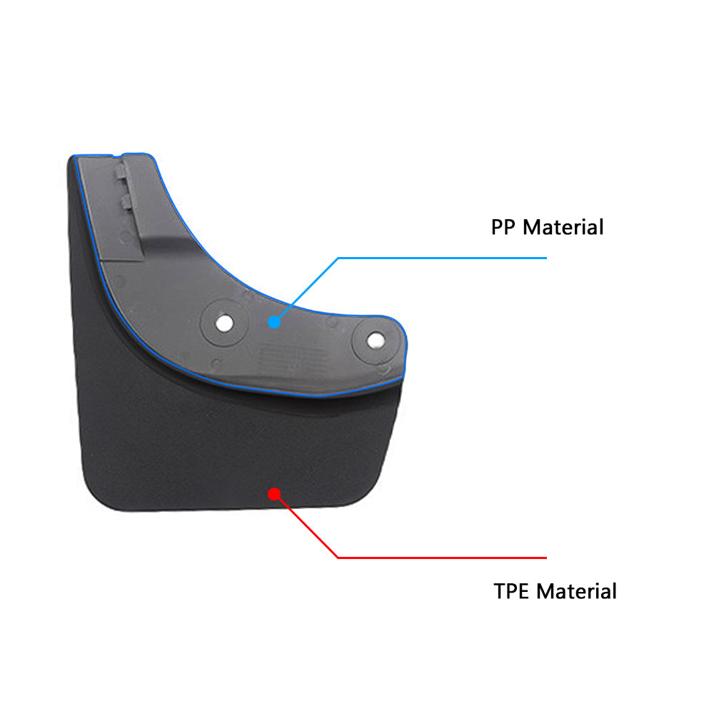 tesla model y flexible mud flaps