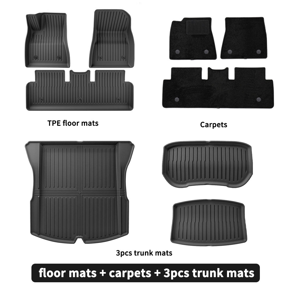 2024 tesla model 3 performance floor mats
