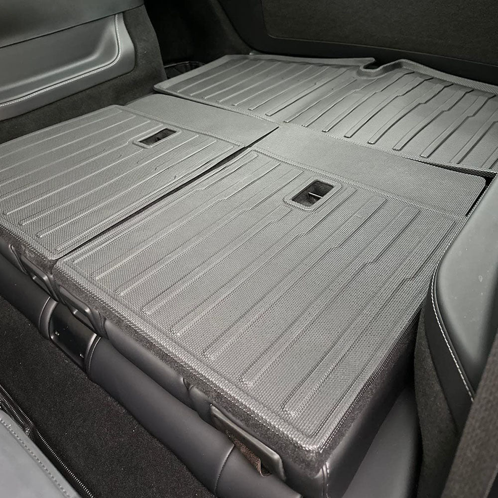 tesla model y second row leather seat cover