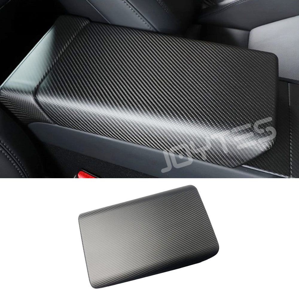 tesla model y juniper carbon fiber armrest replacement cover