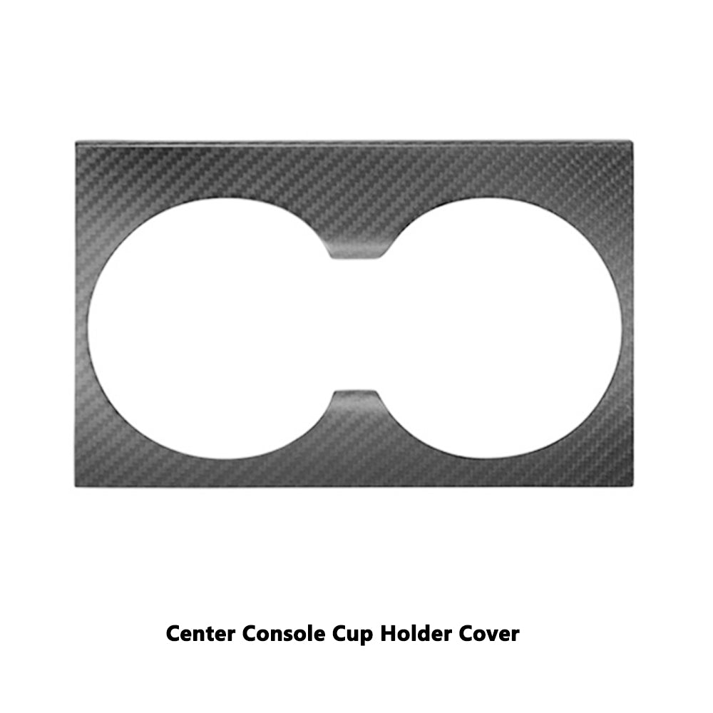 tesla model y juniper carbon fiber cup holder cover