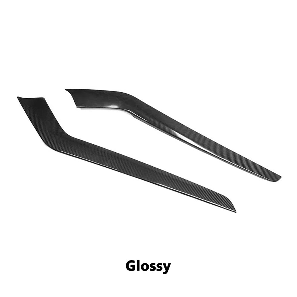 tesla model 3 highland carbon fiber side panel covers