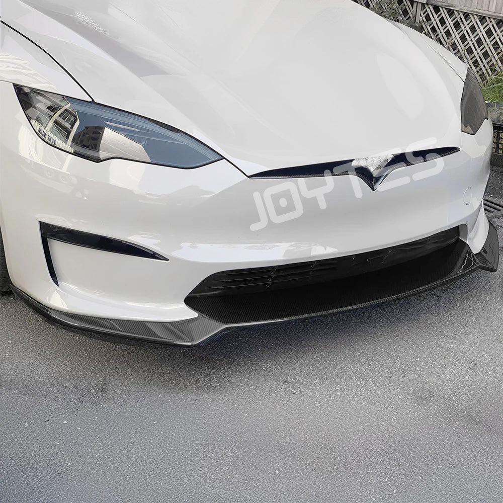 tesla front lip splitter