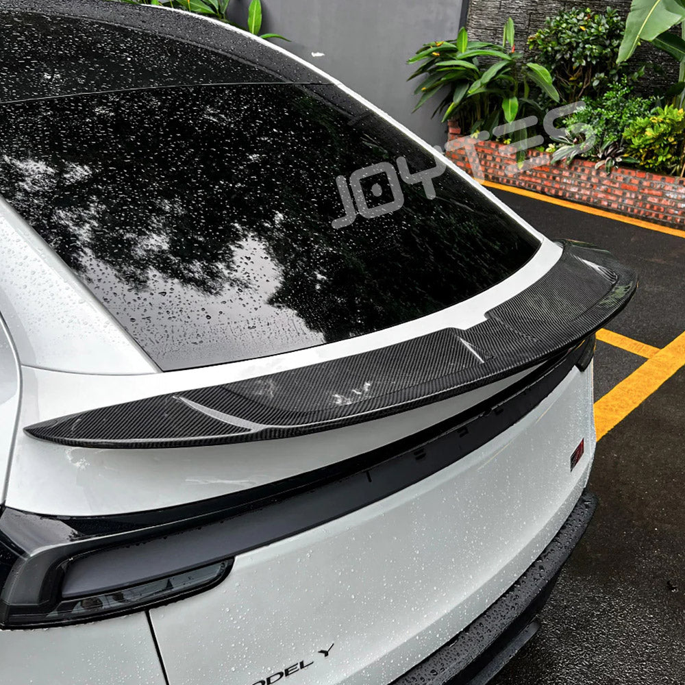 tesla spoiler carbon fiber