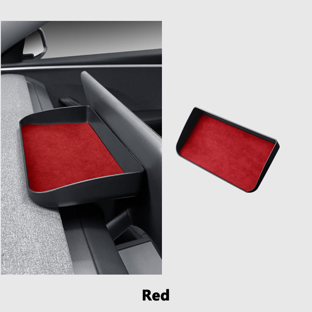 tesla model 3 behind screen storage