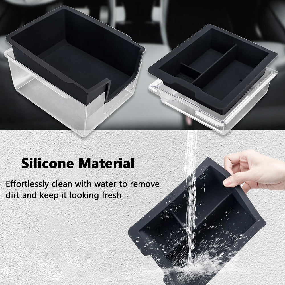 tesla y center console organizer