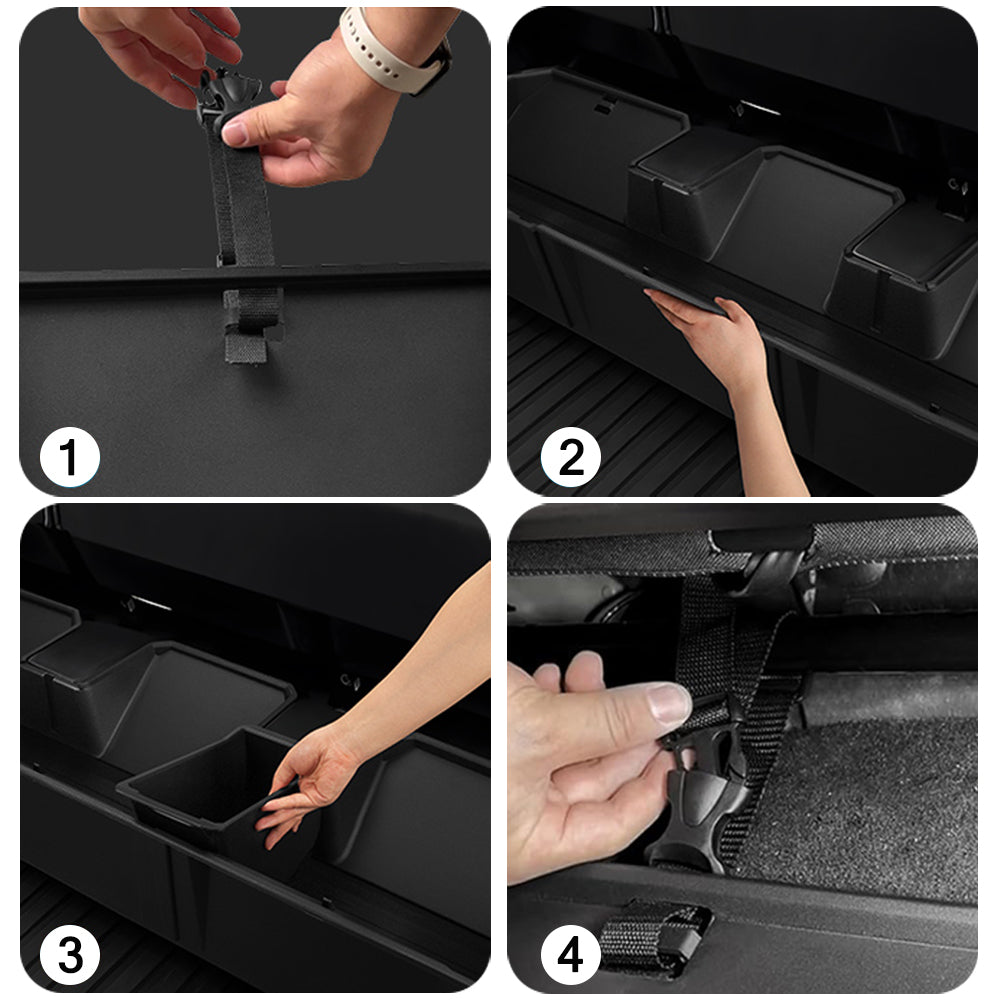 cybertruck seat storage