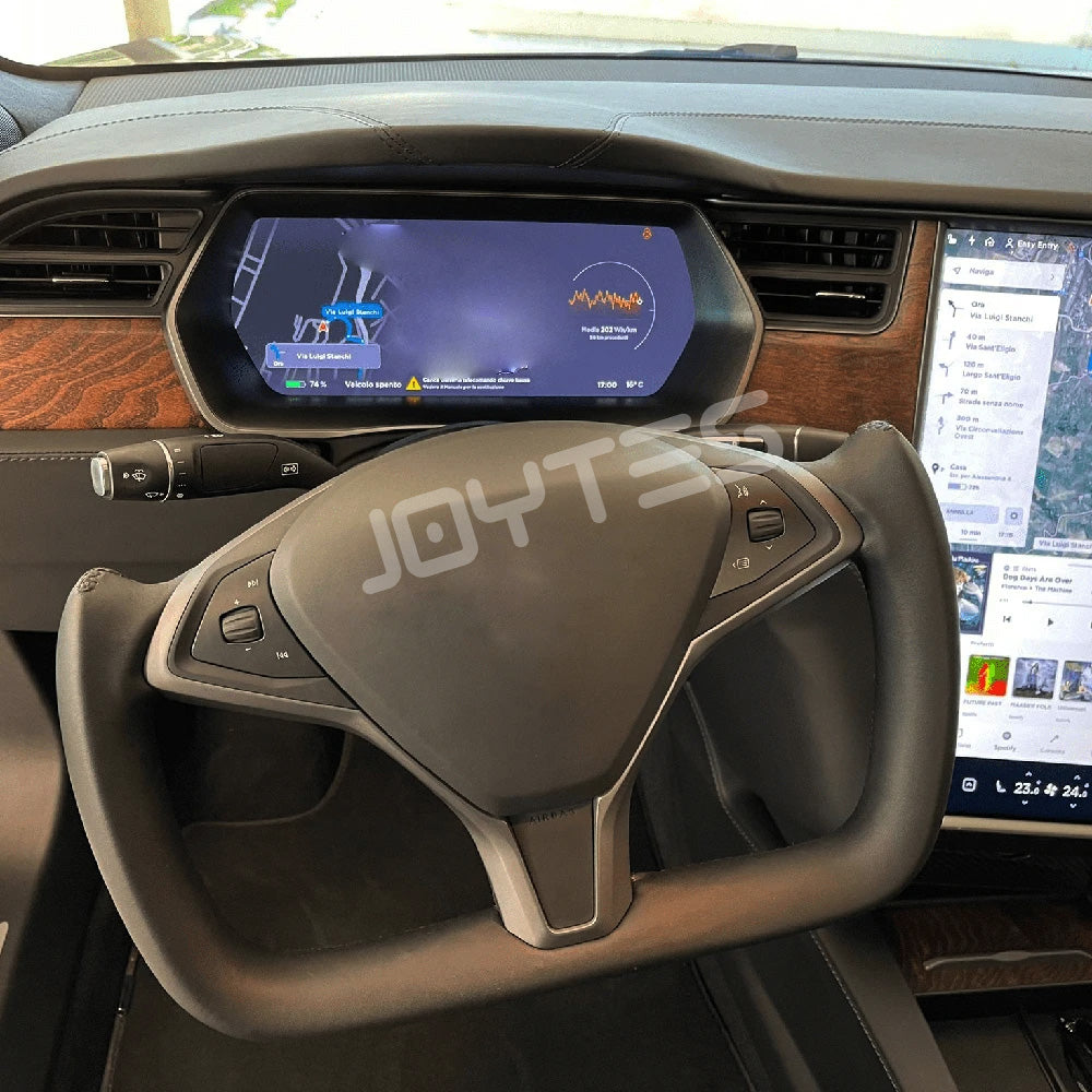 custom tesla steering wheel