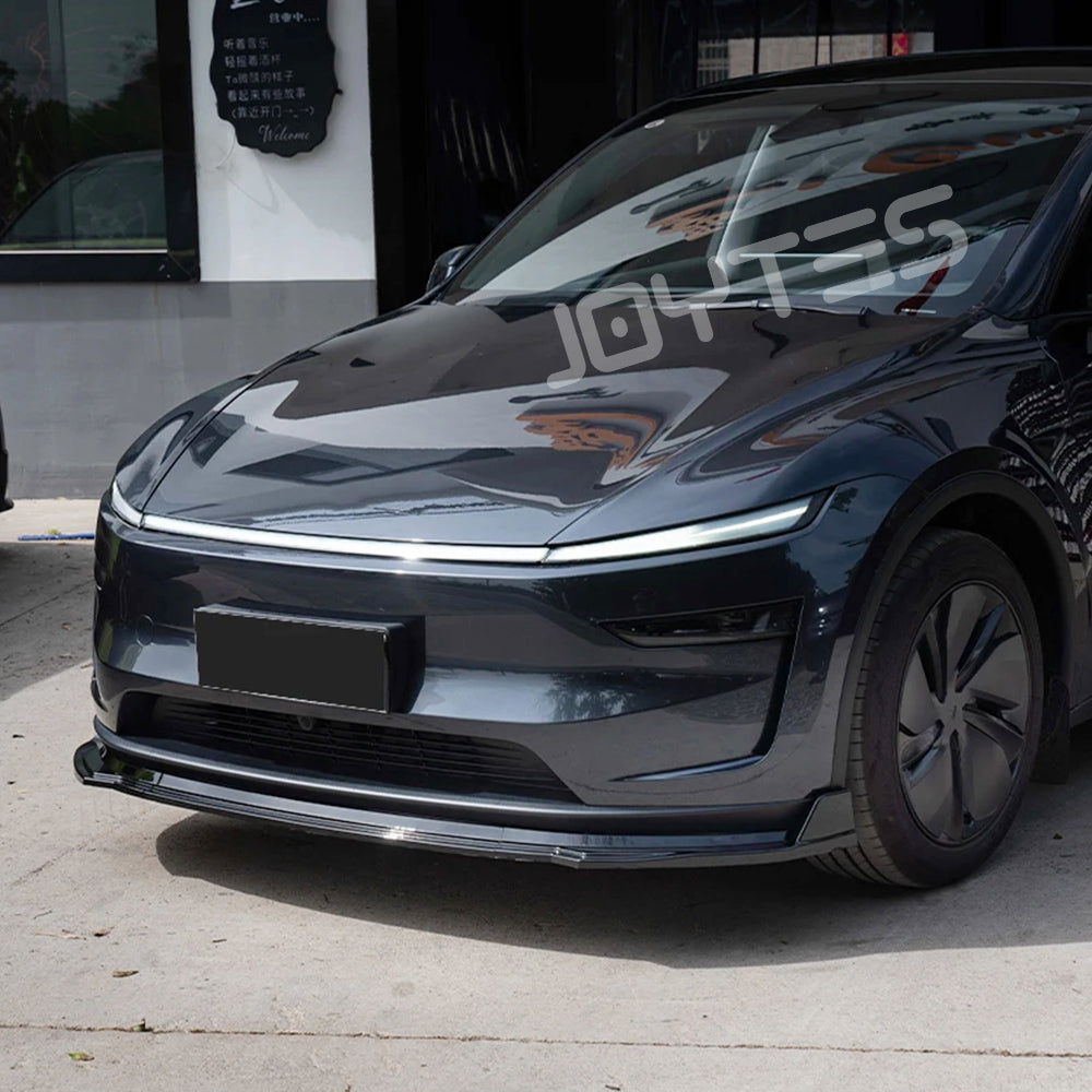 tesla model y front lip spoiler