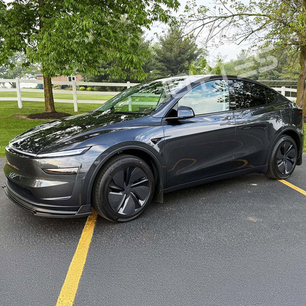 tesla model y front bumper lip splitter