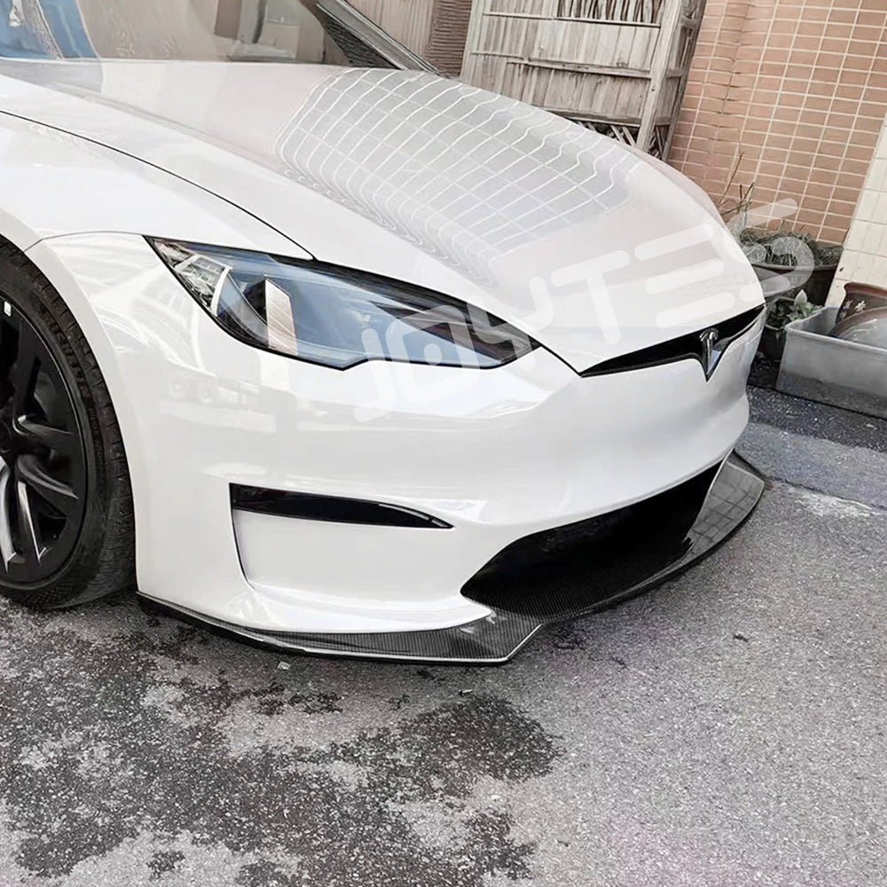 tesla front lip wrap