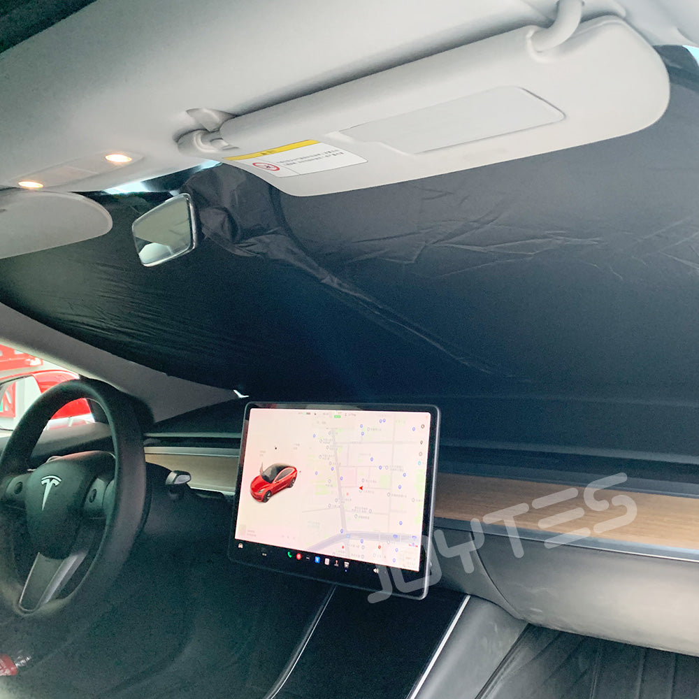 tesla model y windshield uv protection