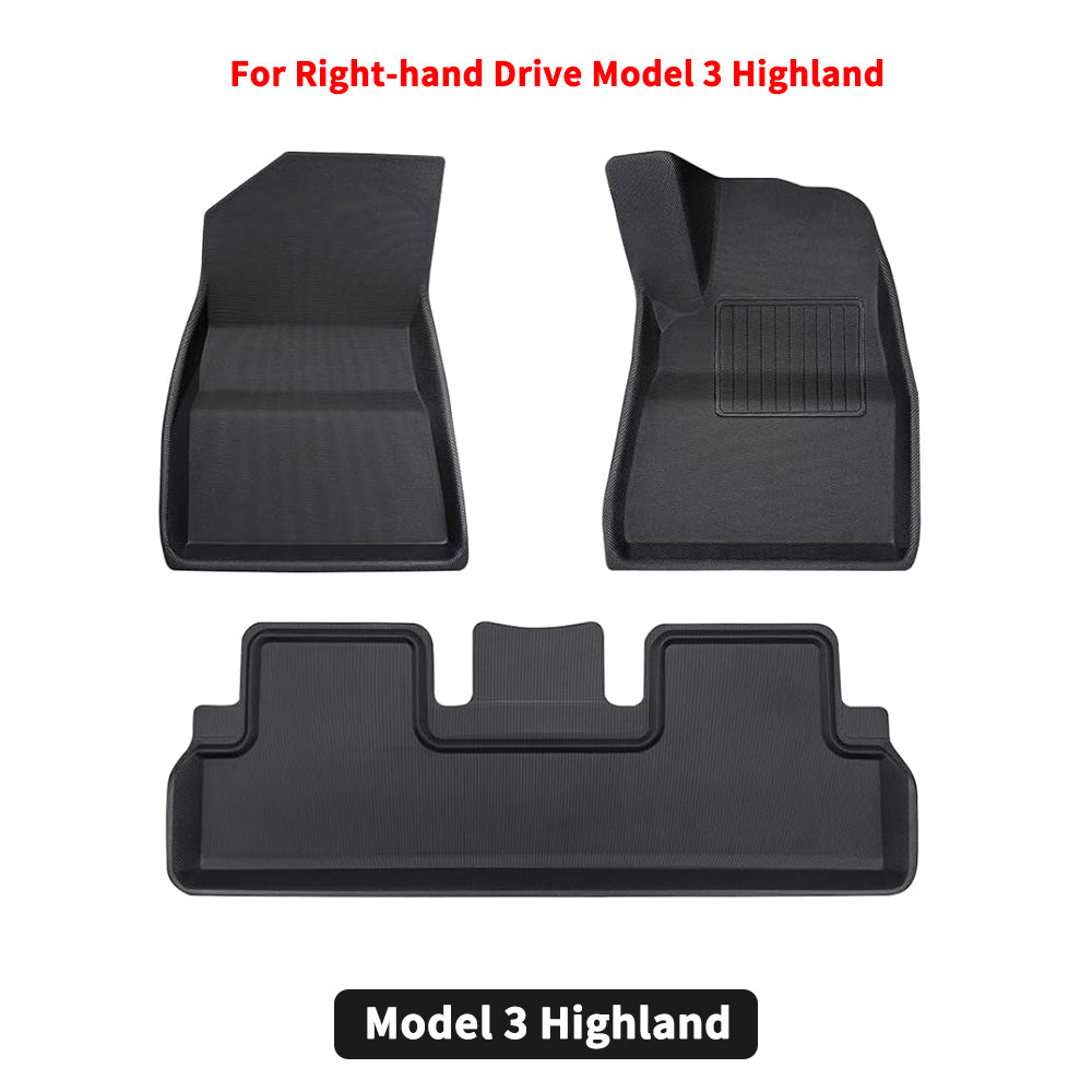 tesla model 3 floor mats 2024