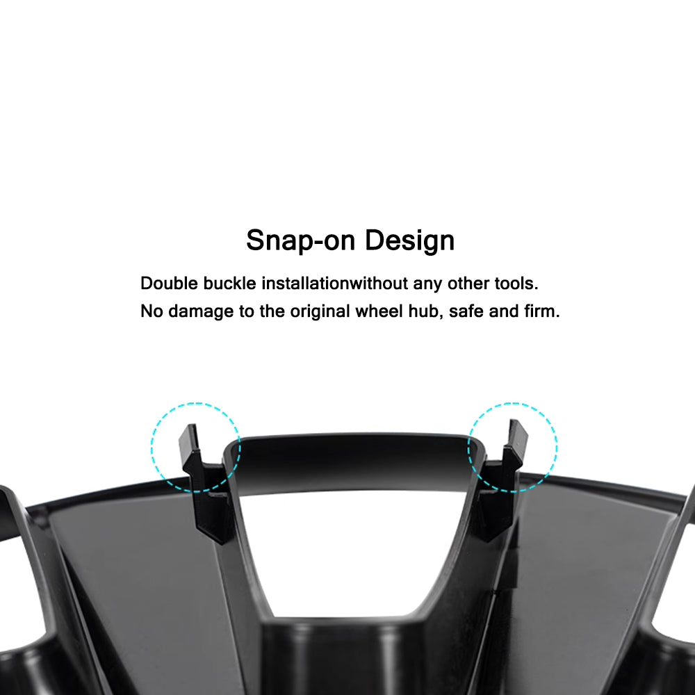 tesla model 3 aero wheel covers black
