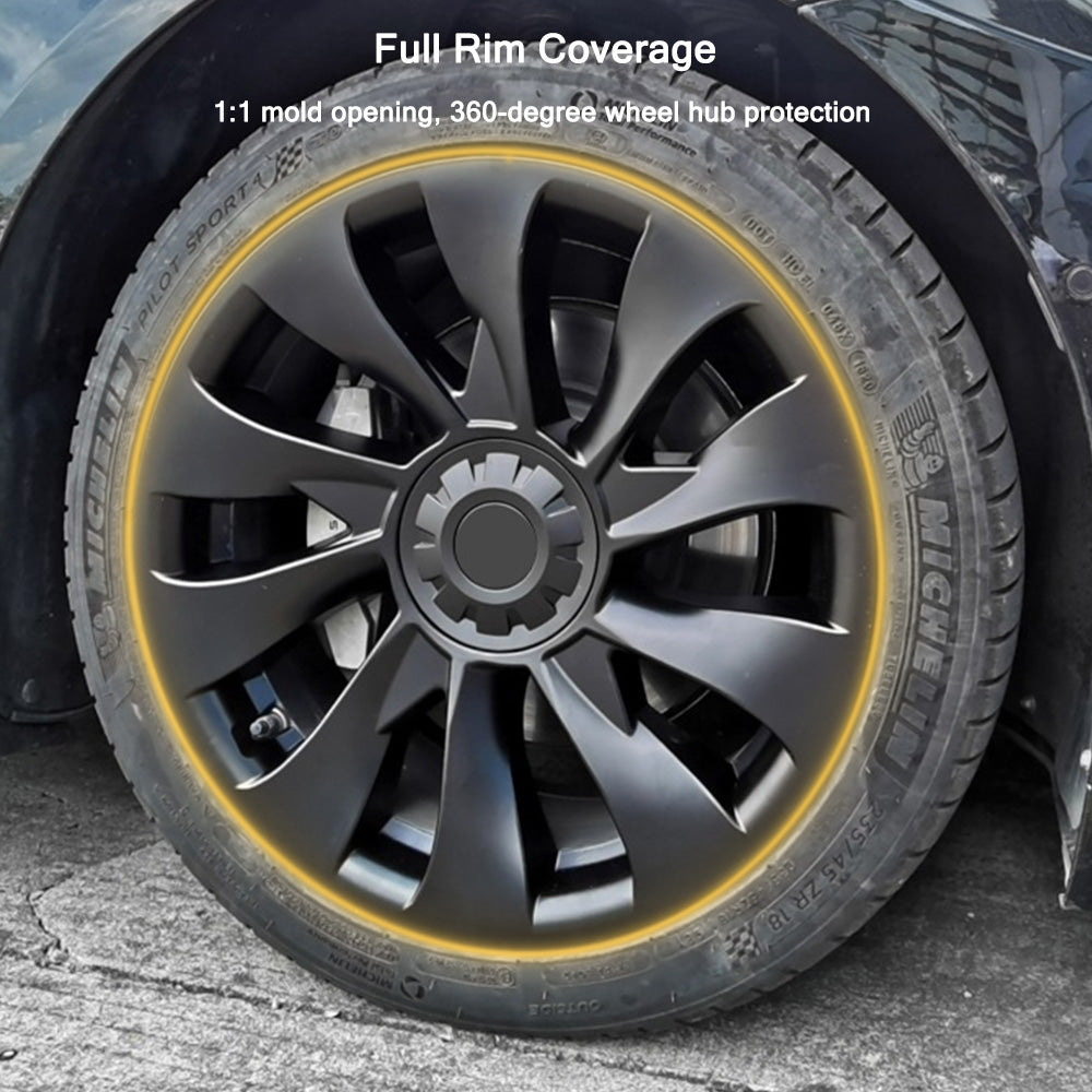tesla model 3 wheel covers efficiency