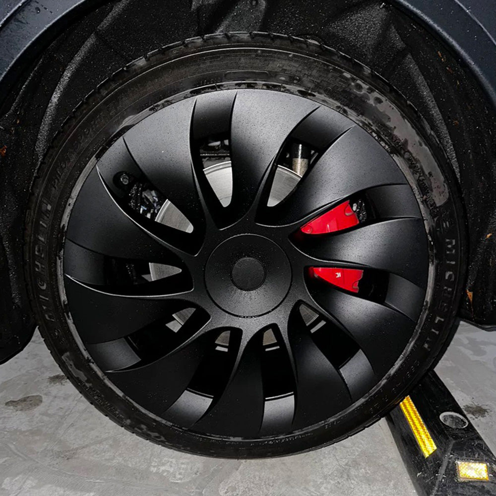 tesla model y wheel covers black