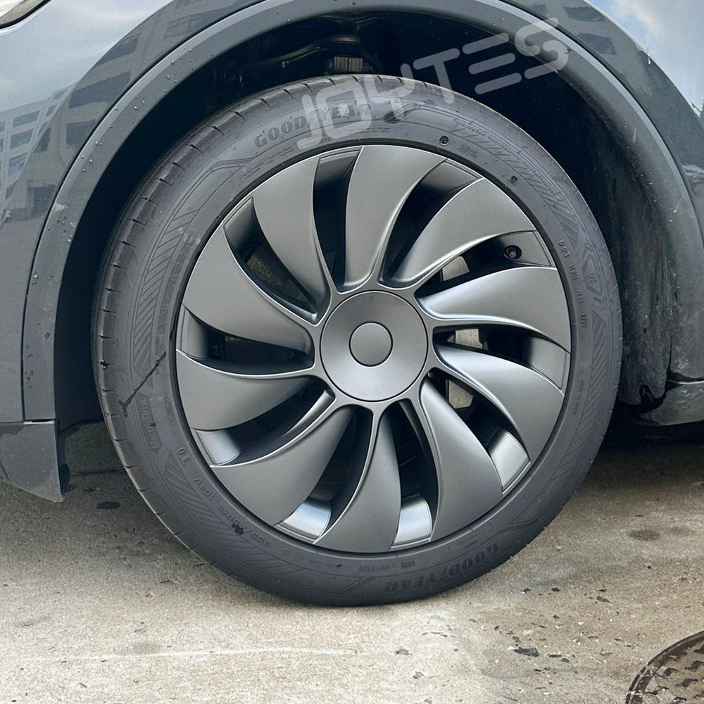 tesla hubcaps