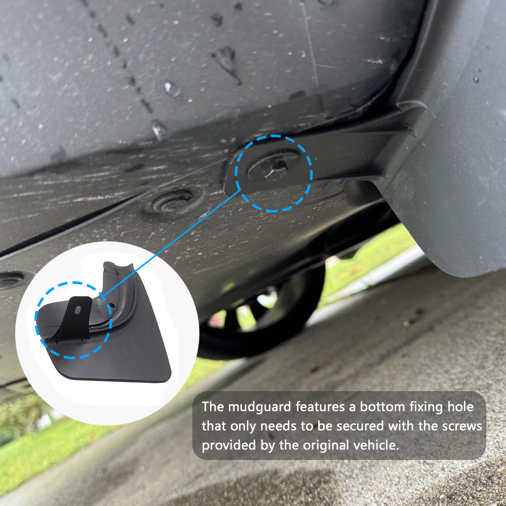 tesla model y mud flaps splash guards