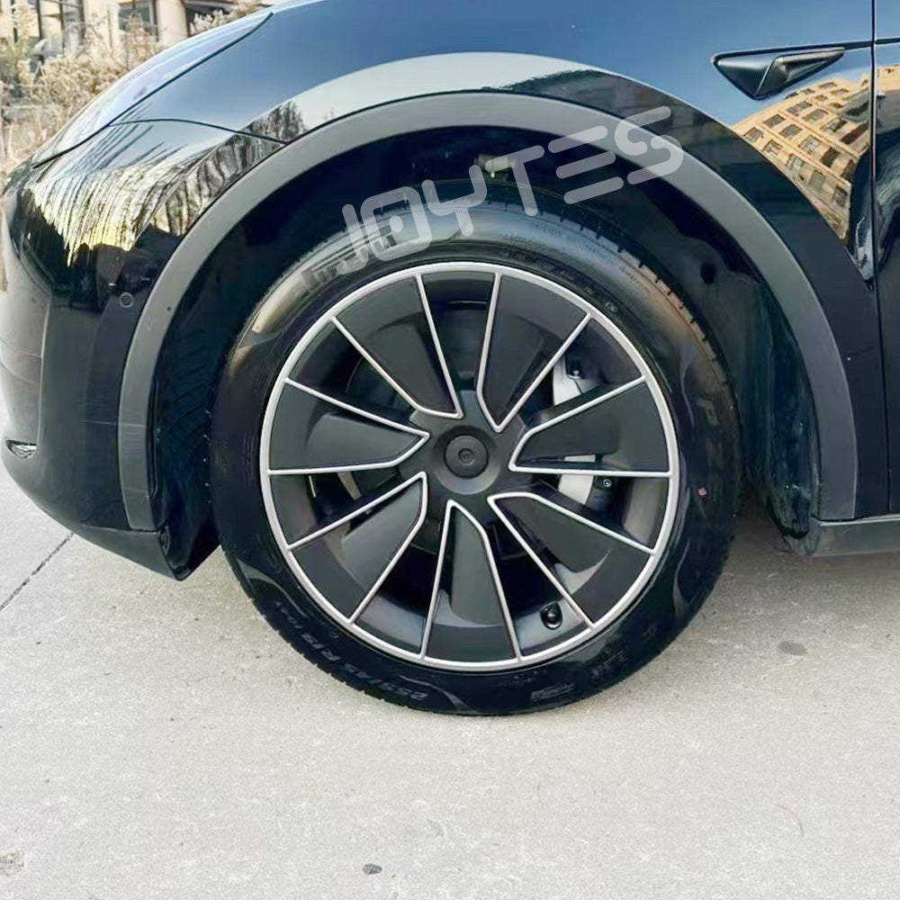 tesla model y aero wheel covers black