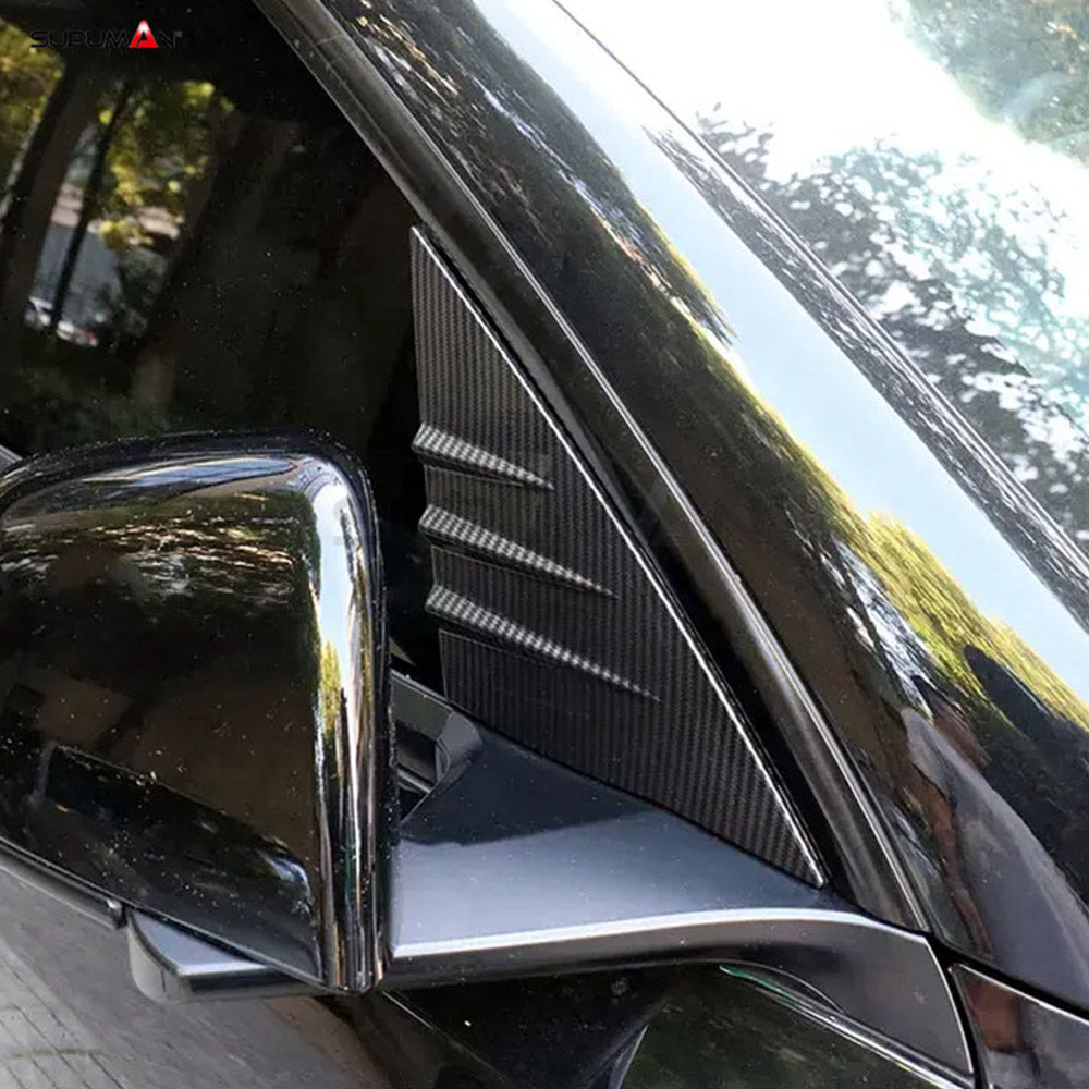 tesla a-pillar triangle cover trim