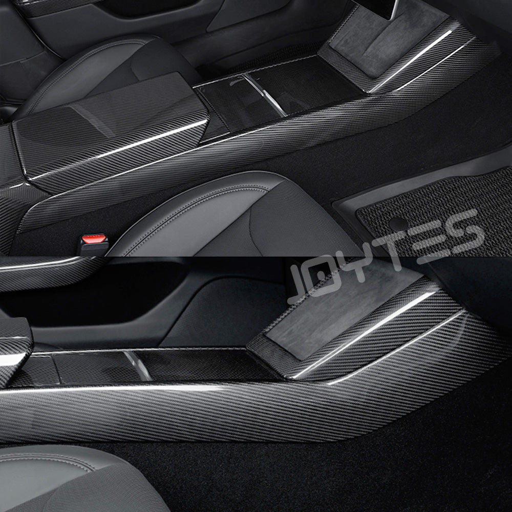 tesla model y carbon fiber interior trim