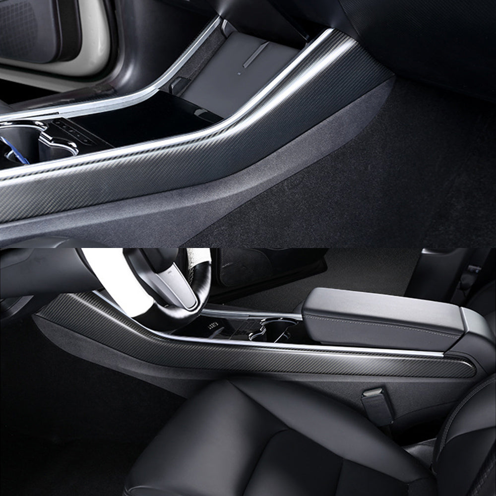 tesla model y center console cover