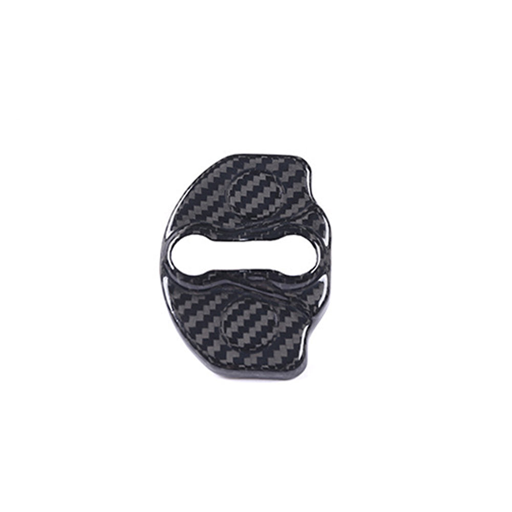 tesla carbon fiber door lock protector