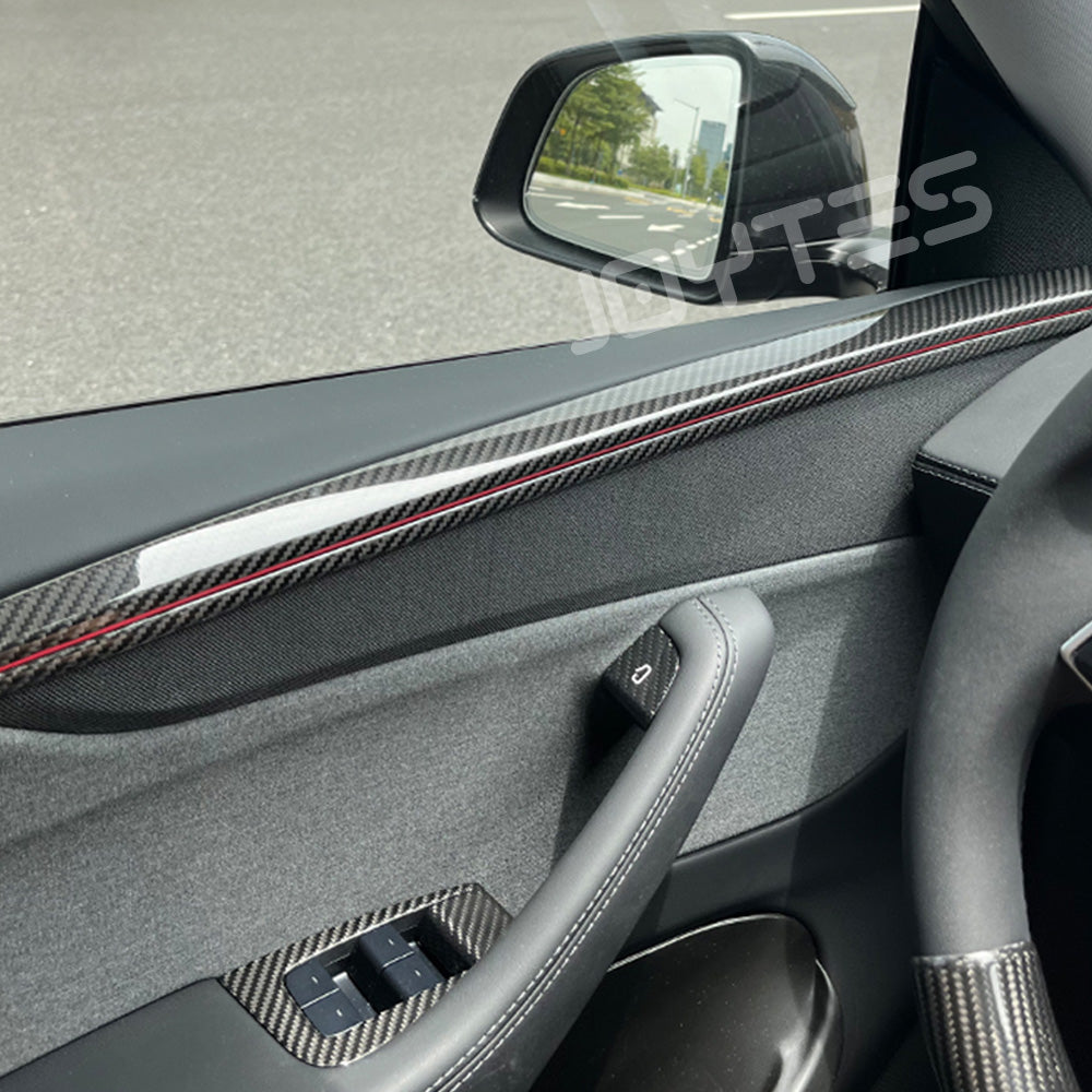 tesla model y juniper carbon fiber trim