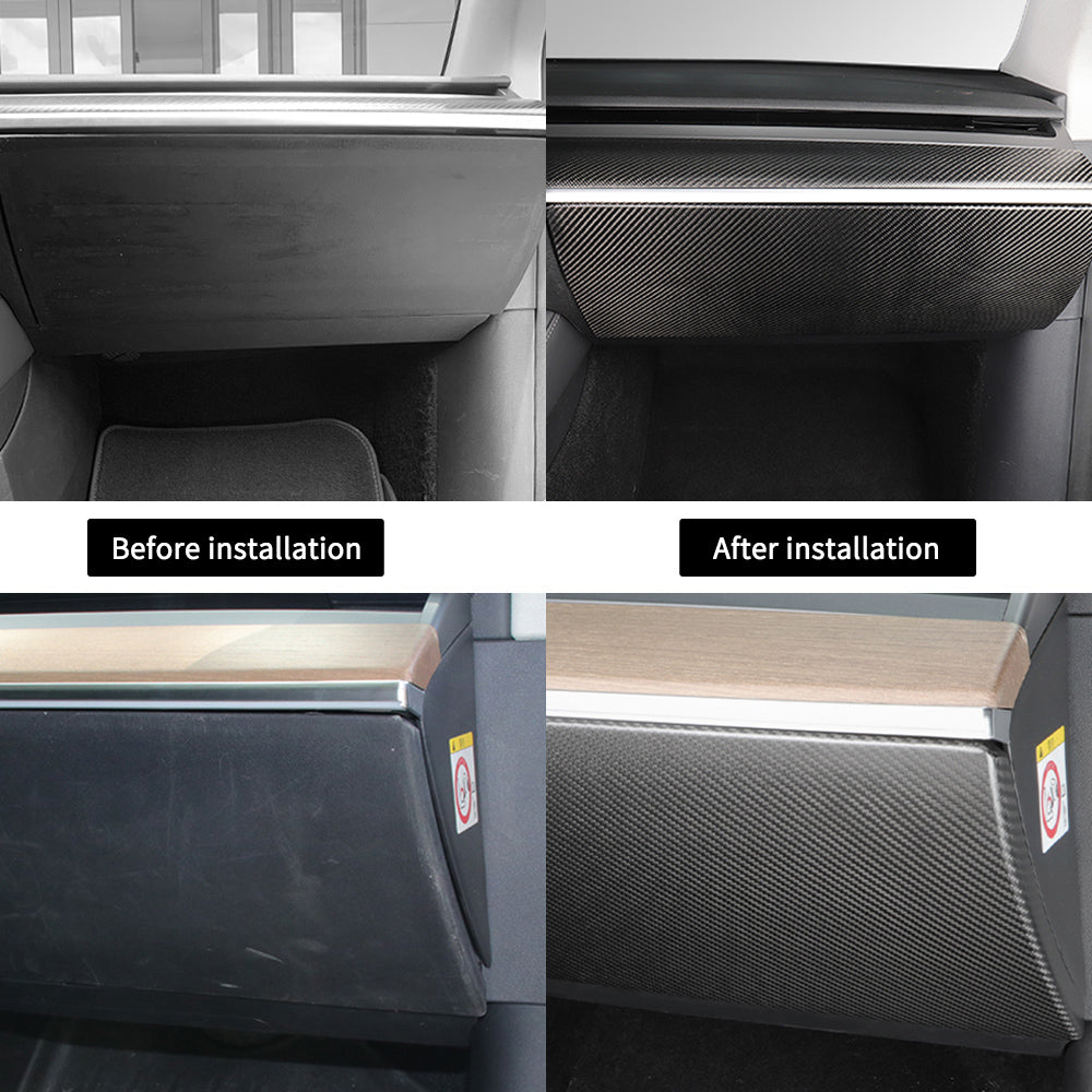 tesla model 3 carbon fiber accessories