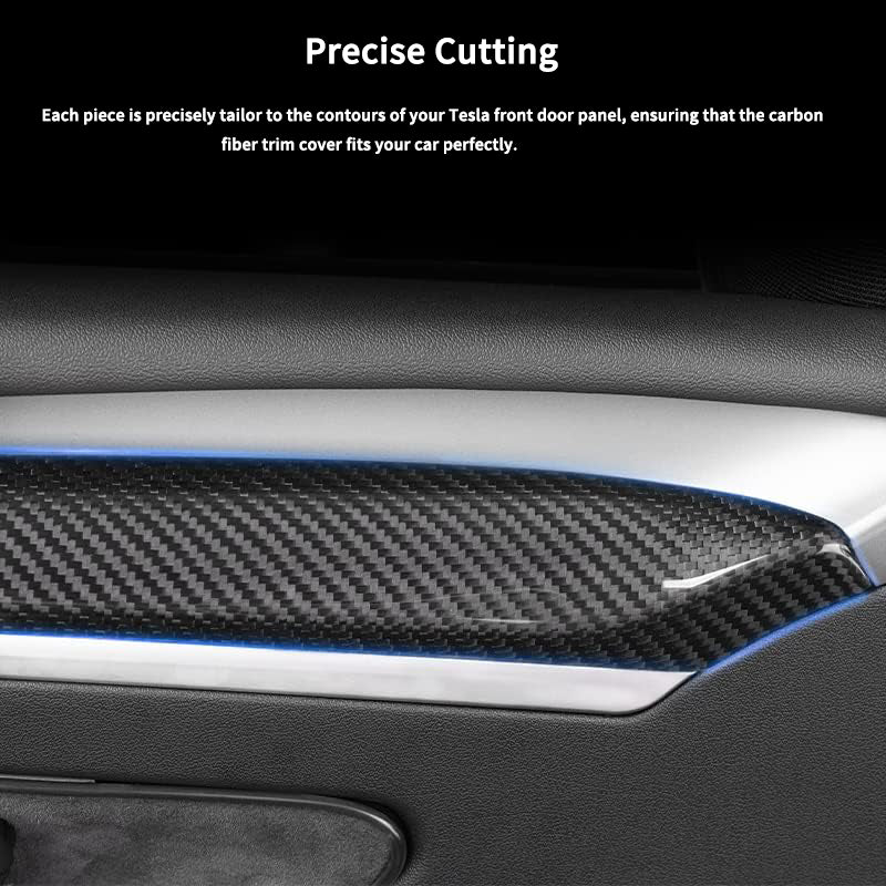 tesla model y carbon fiber accessories