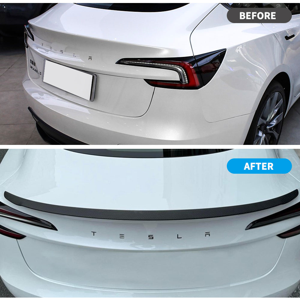 tesla model 3 rear bumper spoiler