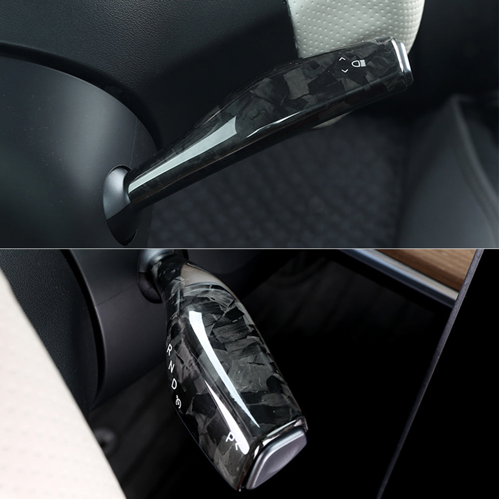 tesla carbon fiber gear shift cover replacement