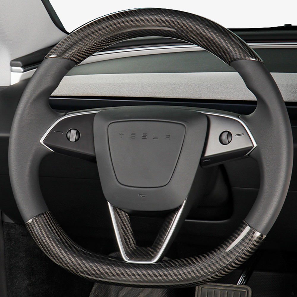 tesla carbon fiber interior