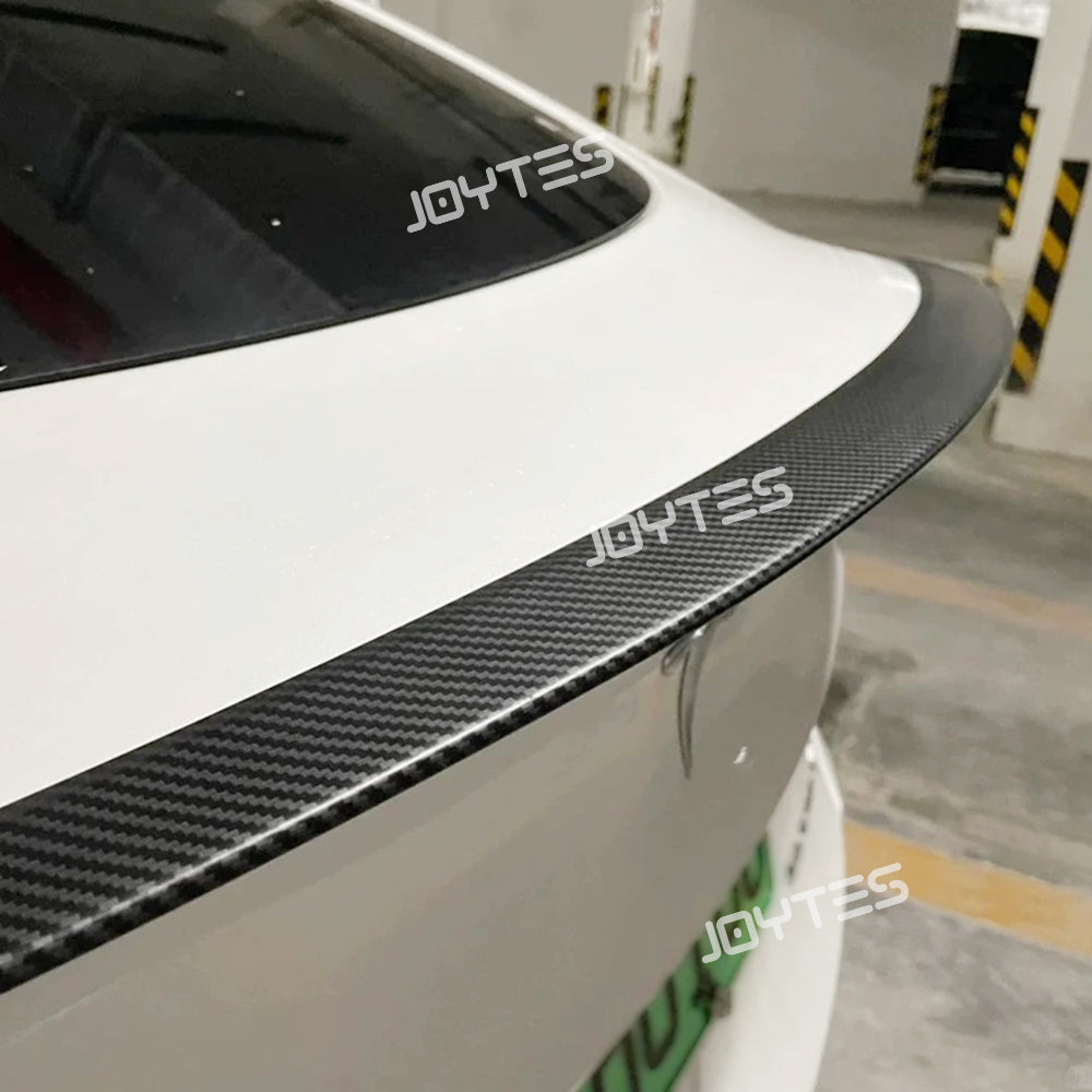 tesla model 3 carbon fiber rear spoiler