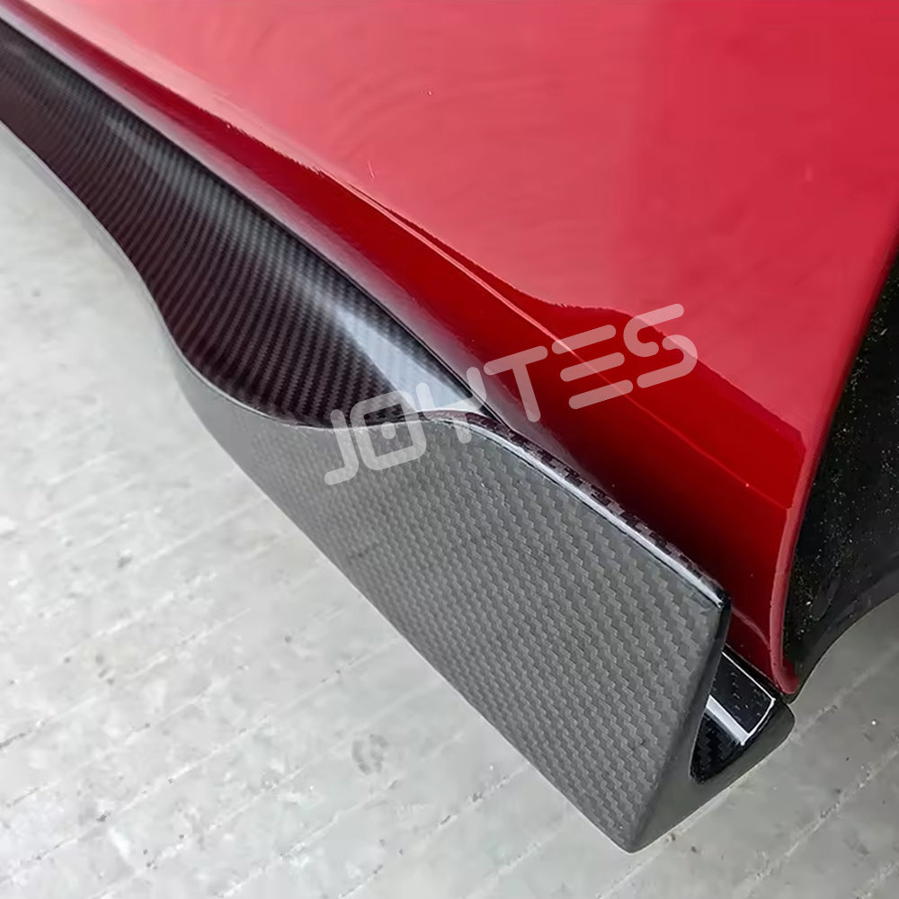 tesla model 3 carbon fiber side skirts