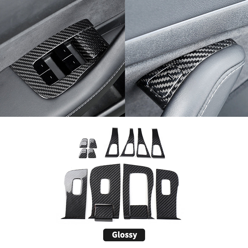 tesla model y window trim