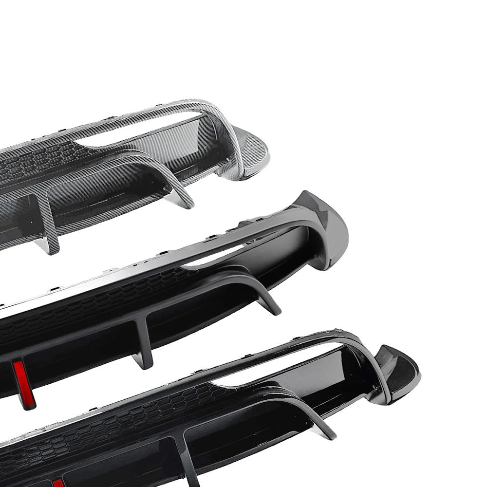 tesla model 3 rear diffuser carbon