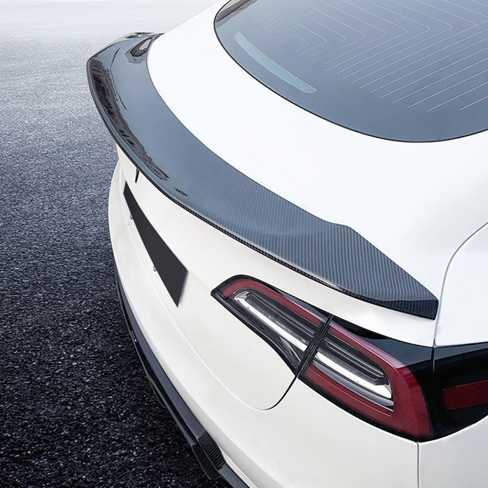 carbon fiber spoiler tesla
