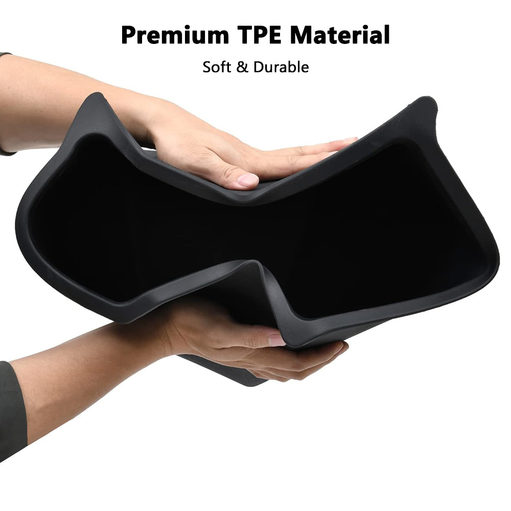 tesla model y trunk side storage bins with carpeted lids