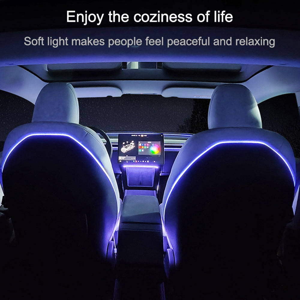 tesla interior rgb lights