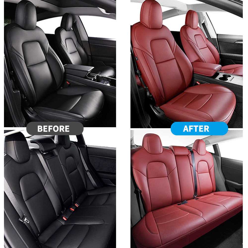 tesla model y seat covers black